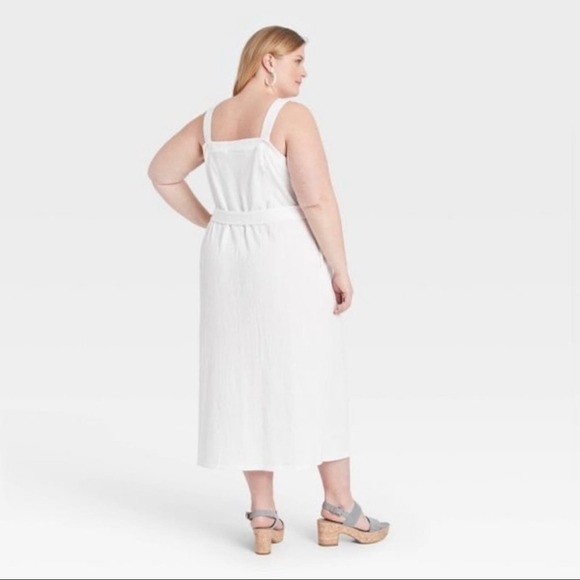 Ava &  Viv Plus Size Button Front Dress NWOT 3XL - Picture 2 of 7